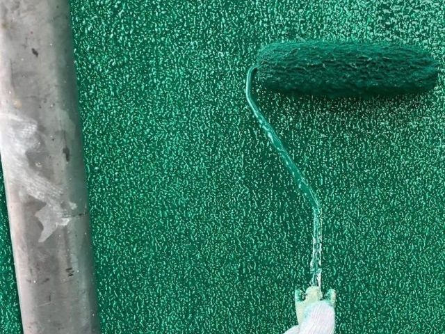 明石市の外壁中塗り